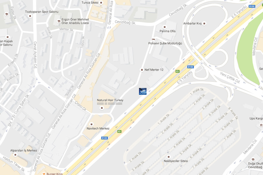 The İstanbul Merter Google Map